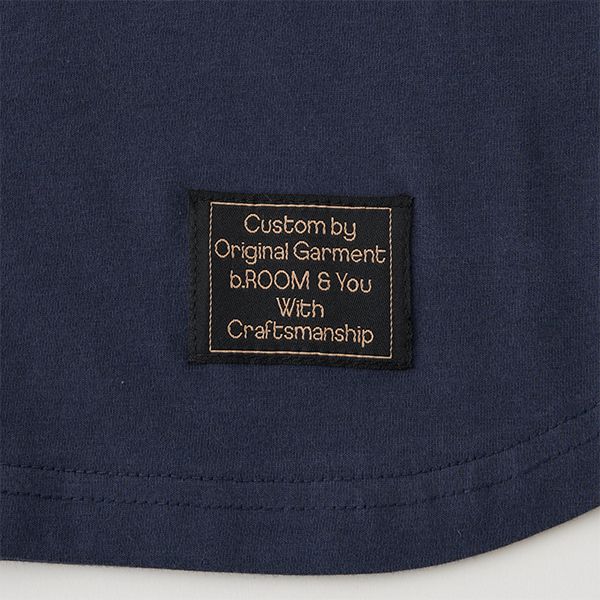 日本 b-ROOM - 純棉柔軟定番素色短袖上衣-淺黃