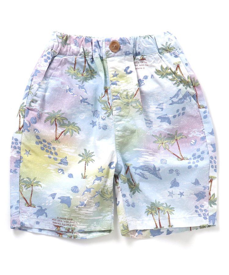 日本 apres les cours - 時髦風格工裝短褲-格子-灰