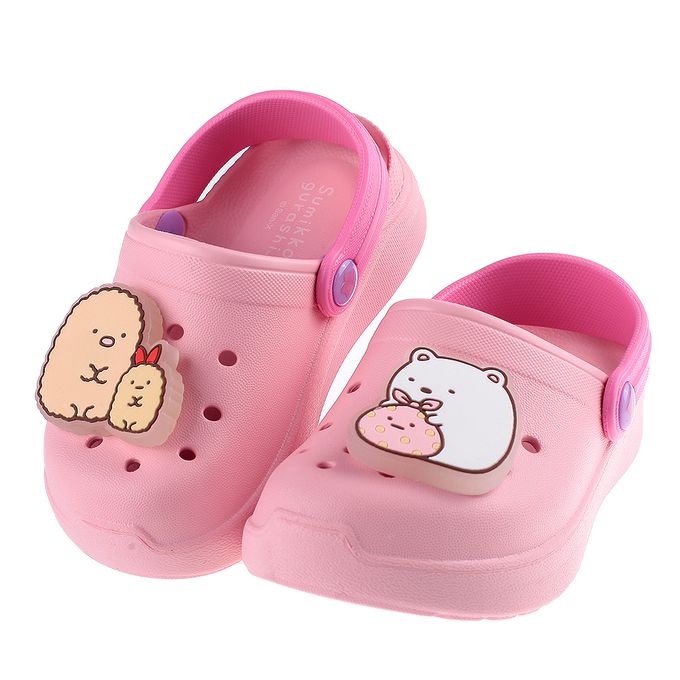 角落小夥伴粉色電燈兒童布希鞋-粉色