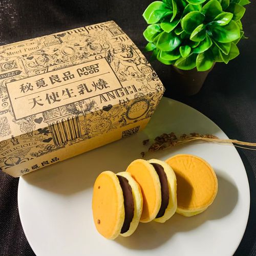 秘覓良品-原味+巧克力+草莓天使生乳燒(3盒免運組)-14gx12個/盒*3