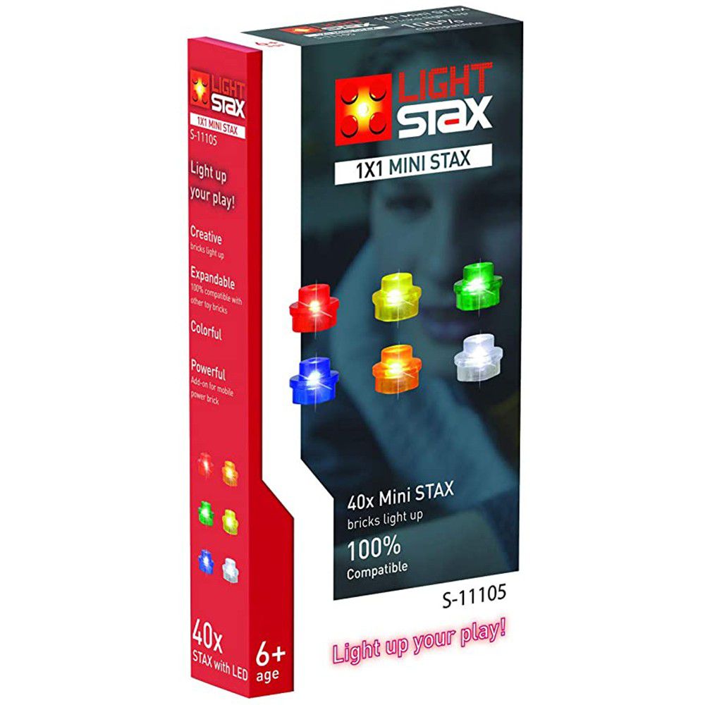 美國 Light Stax - 小顆粒系列-1X1 MINI STAX(不含發光底座)