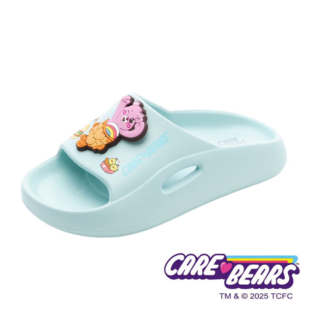 Care Bears 彩虹熊 童鞋 輕量拖鞋 CBKS59815-輕量Q彈材質，穿脫方便不勒腳-綠-(中大童段)