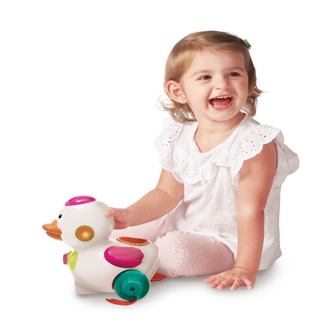 CuteStone - 幼兒成長學習走路小鴨下蛋玩具(幼兒學習引導玩具)