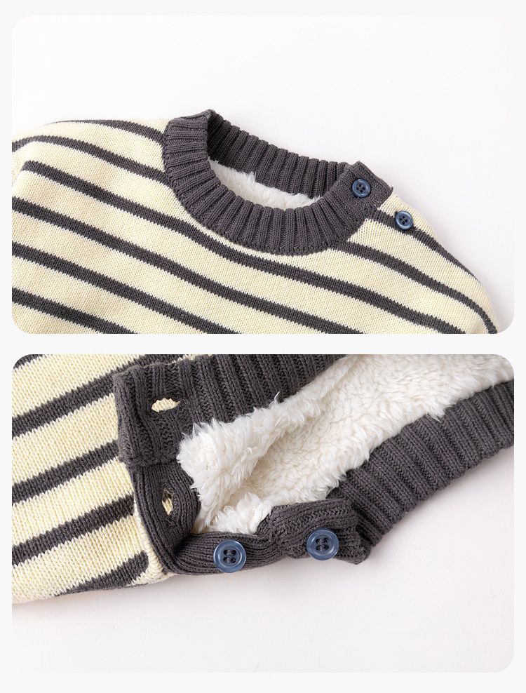 喜氣拜年暖暖短絨吊帶長褲-萌萌大眼龍-紅色