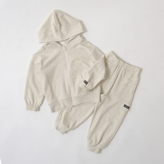 日本 b-ROOM - 簡約休閒派克連帽外套-草綠