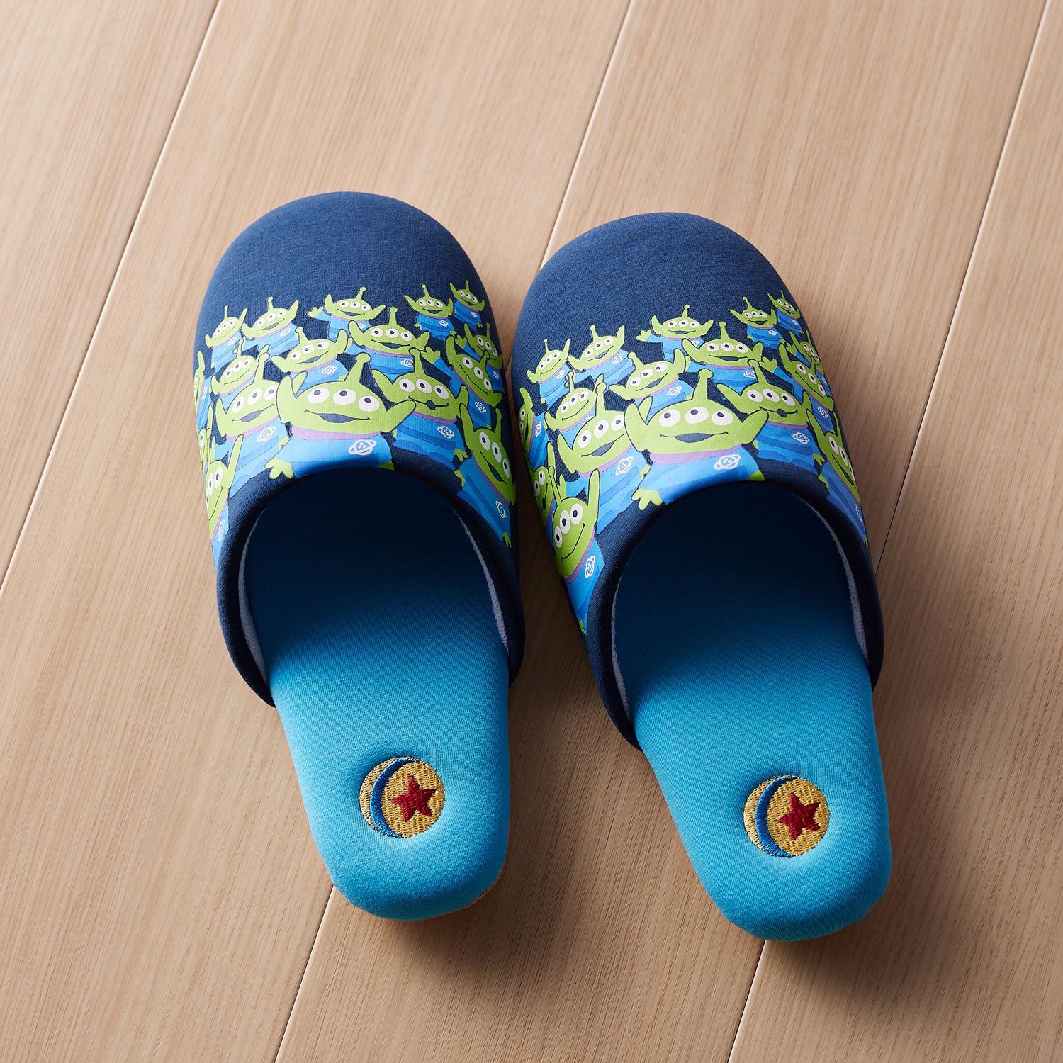 日本千趣會 - 迪士尼室內拖鞋-米奇蒲公英-杏