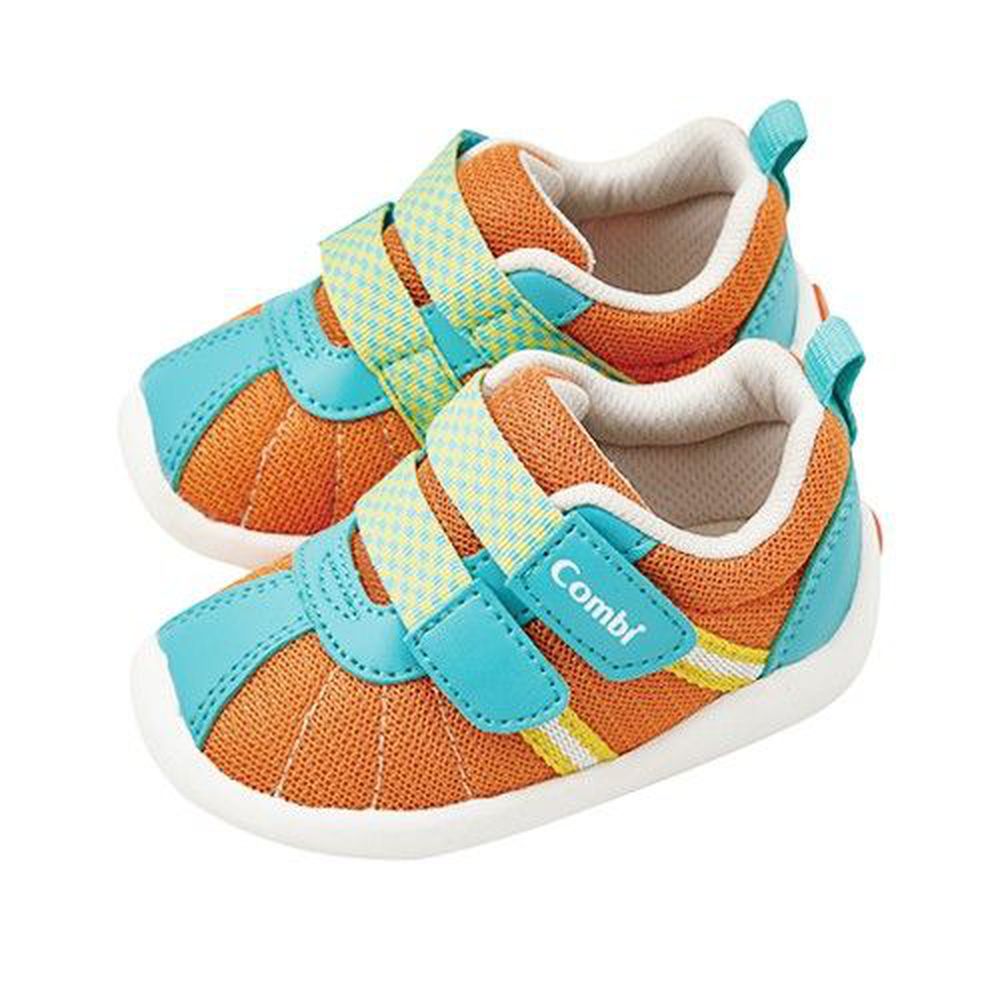 日本 Combi - 機能性幼兒鞋-微風暖洋-日出橘
