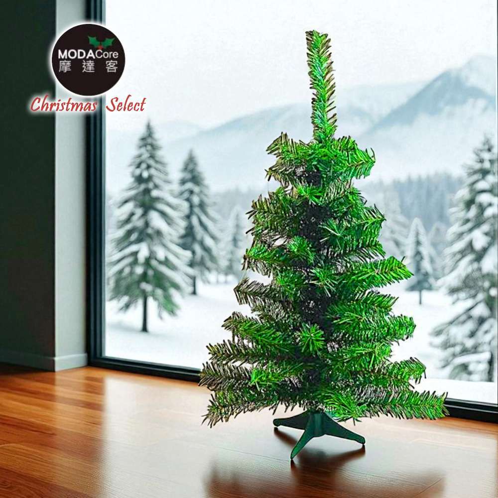 耶誕-台灣製豪華型2尺/60cm經典綠色聖誕樹裸樹/不含飾品不含燈/本島免運費