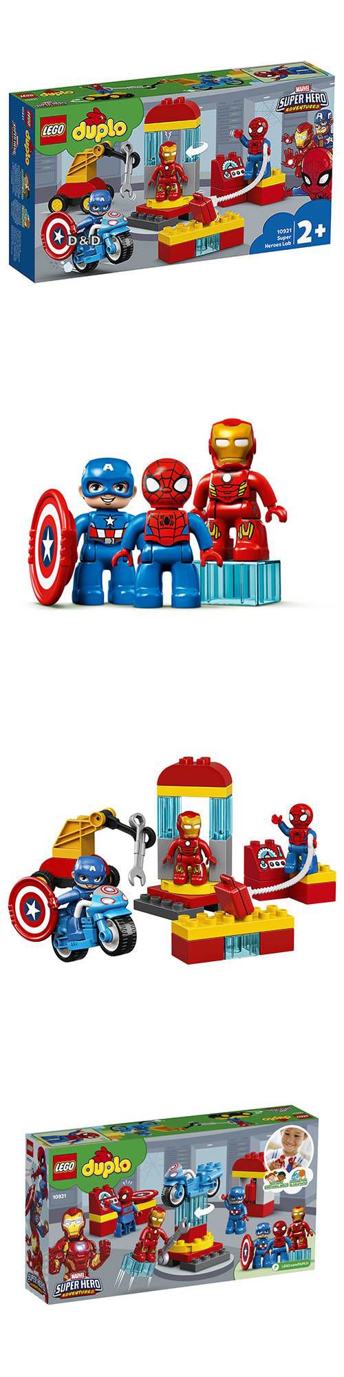 樂高 LEGO - 樂高 Duplo 得寶幼兒系列 -  超級英雄實驗室 10921-30pcs