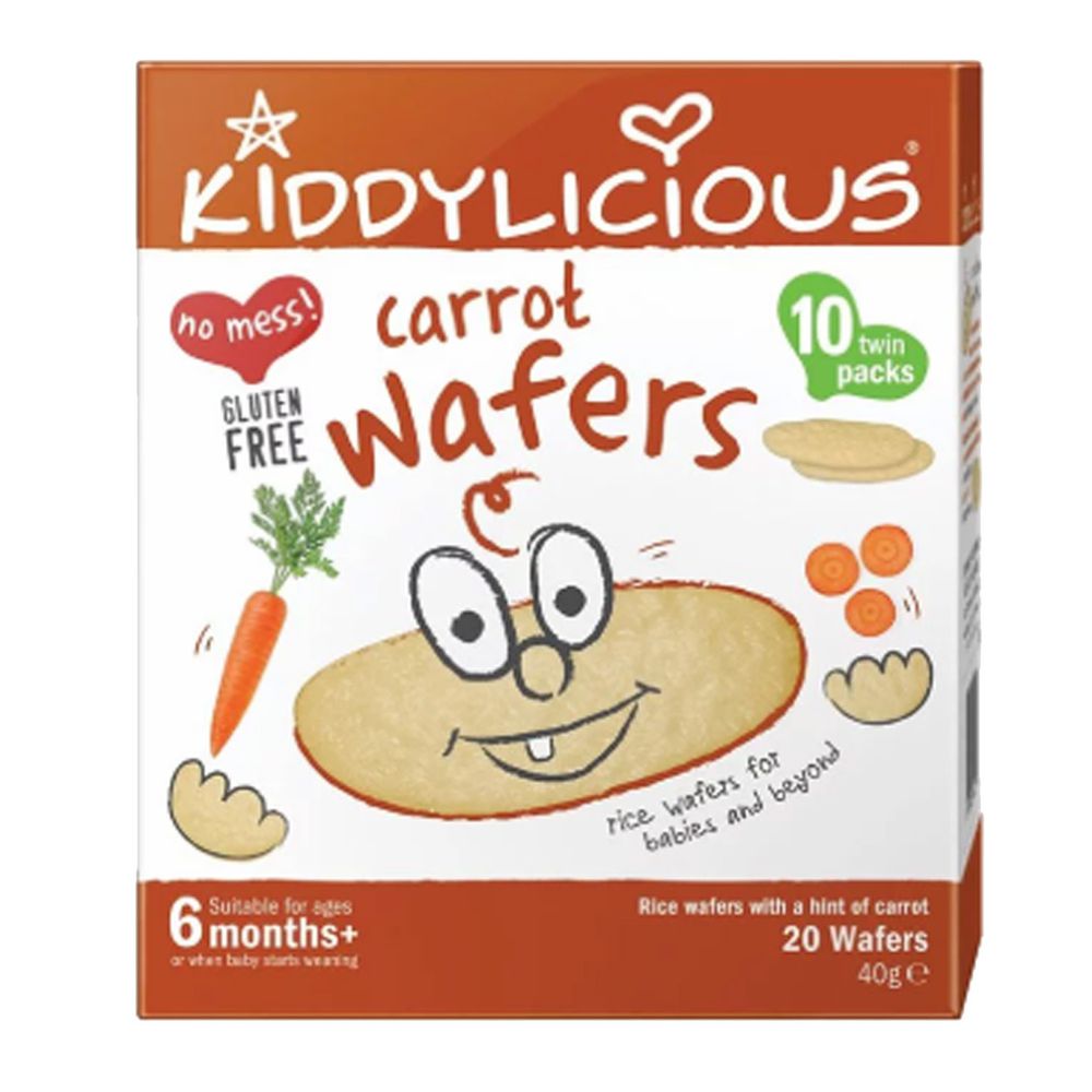 kiddylicious 英國童之味 - 胡蘿蔔泡泡米餅(2020/04/12)-40g/盒