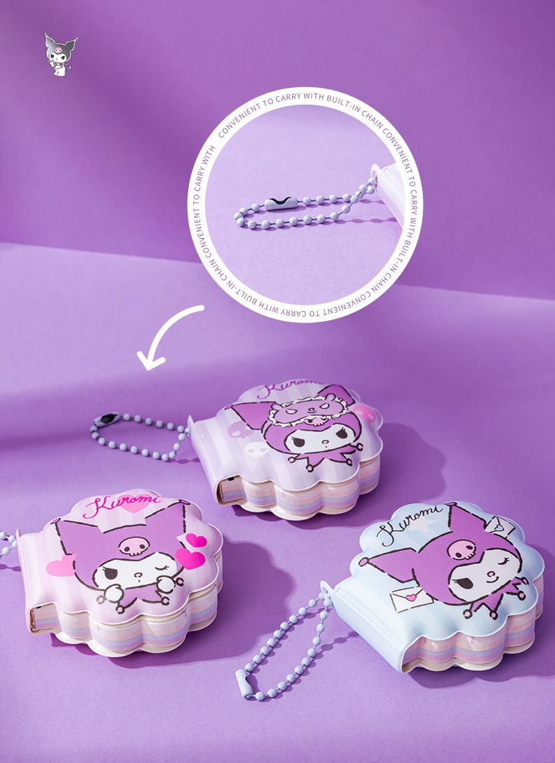 卡通減壓口袋筆記本-卡通人物美樂蒂 (5.3x5cm)-款式隨機