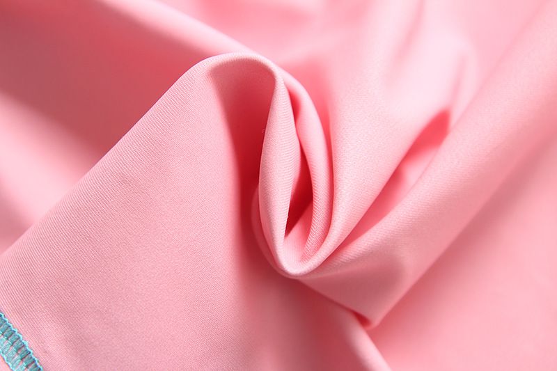 女寶長袖泳裝套裝(附帽子)-條紋+獨角獸-粉色