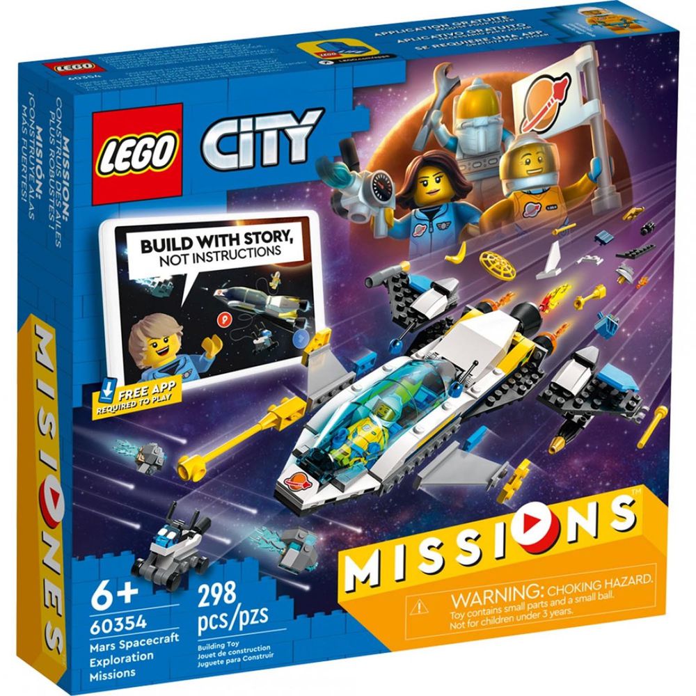 樂高積木 LEGO《 LT60354》City 城市系列 - 火星太空船探測任務-298pcs