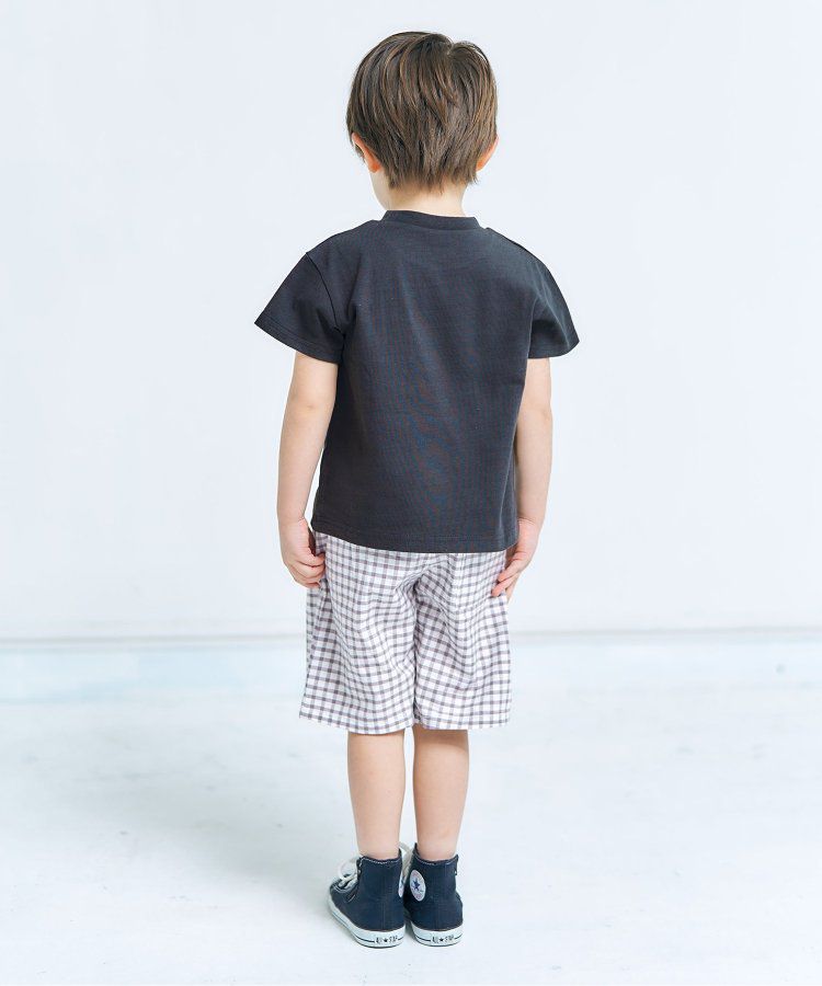 日本 apres les cours - 童趣印花口袋短袖上衣-昆蟲-草綠