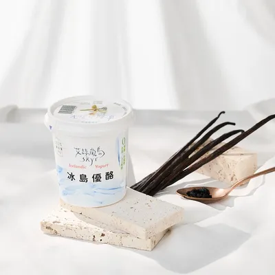 艾絲嵐島 Skyr - 獨享杯 大溪地香草Skyr │ 蛋奶素-每杯170g