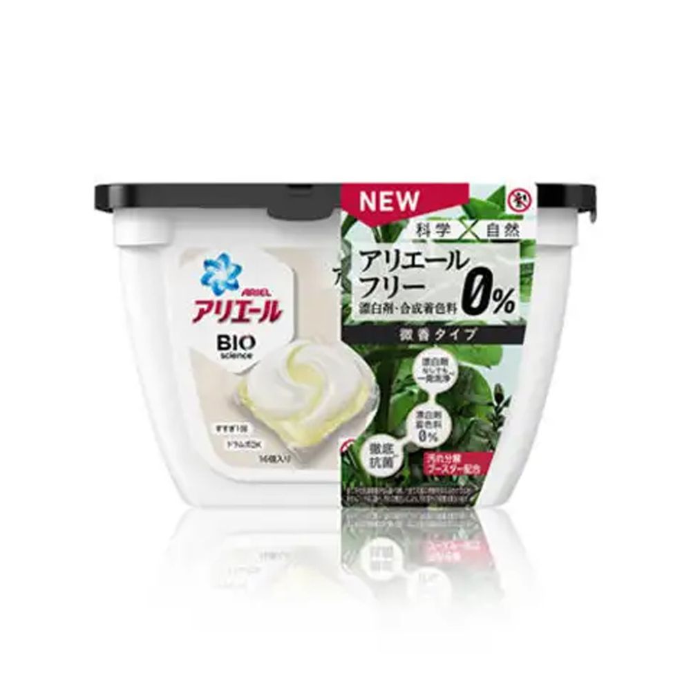 日本 P&G - 新版 BIO Science 洗衣膠球-白色微香-16入/盒裝