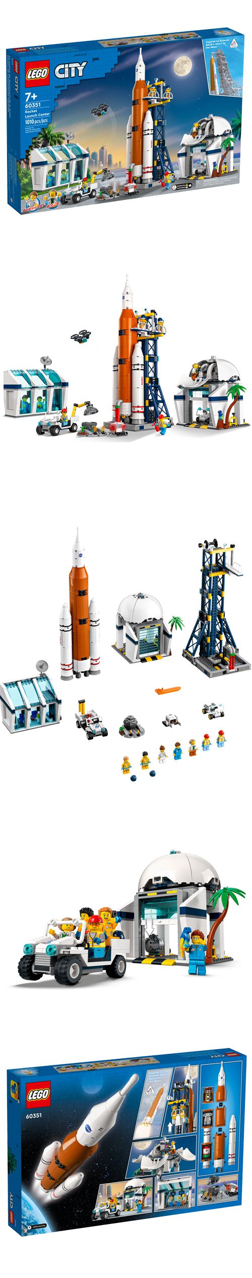 樂高 LEGO - 樂高積木 LEGO《 LT60351 》City 城市系列 - 火箭發射中心-1010pcs