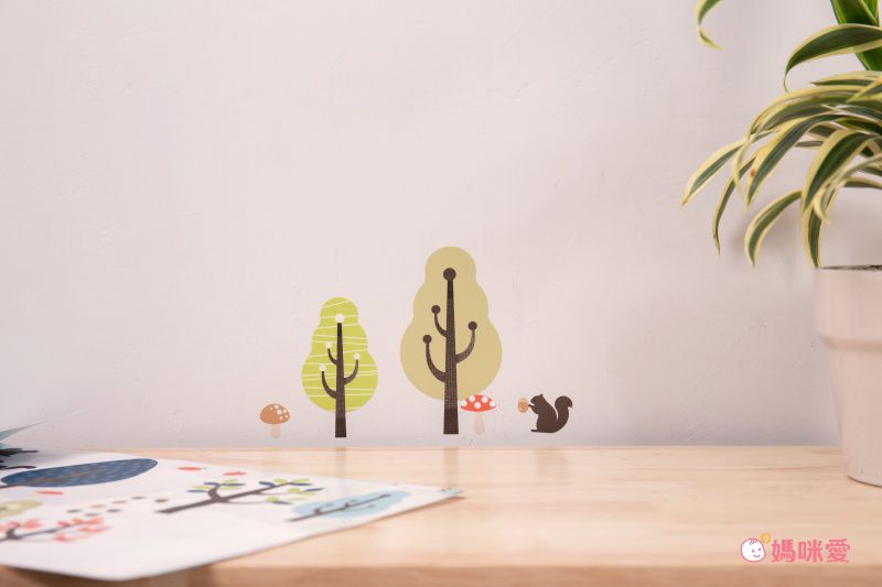 日本 TOKYO STICKER - 日本製 質感無邊框壁貼 [基本款]-森林派對 (A4)