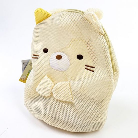 日本千趣會 - 角落生物提袋式洗衣袋-貓咪