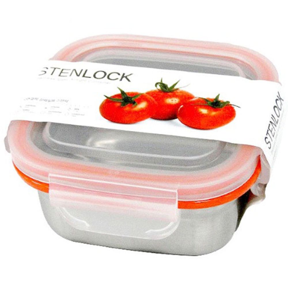 STENLOCK - STENLOCK 史丹利高級不銹鋼保鮮盒 380ml-正方形