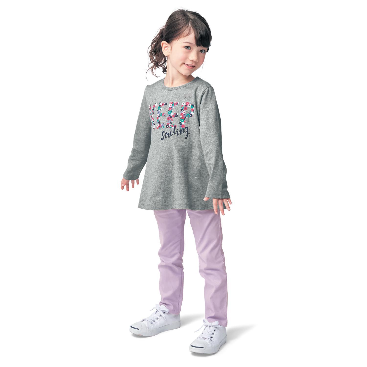 日本千趣會 - GITA 高彈性好動直筒口袋長褲-薰衣草