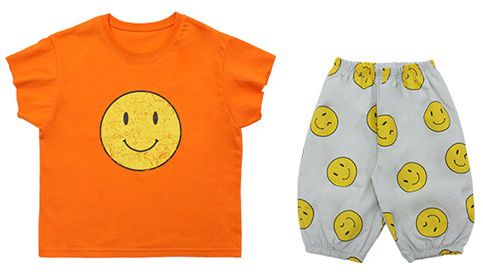 韓國 Rainbowkids - 純棉套裝-Smile