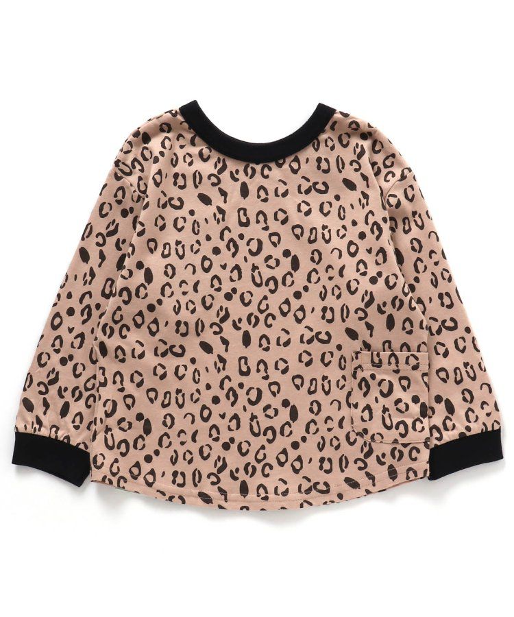 日本 BREEZE - 正反OK！圓領印花長袖上衣-棋盤格-彩色