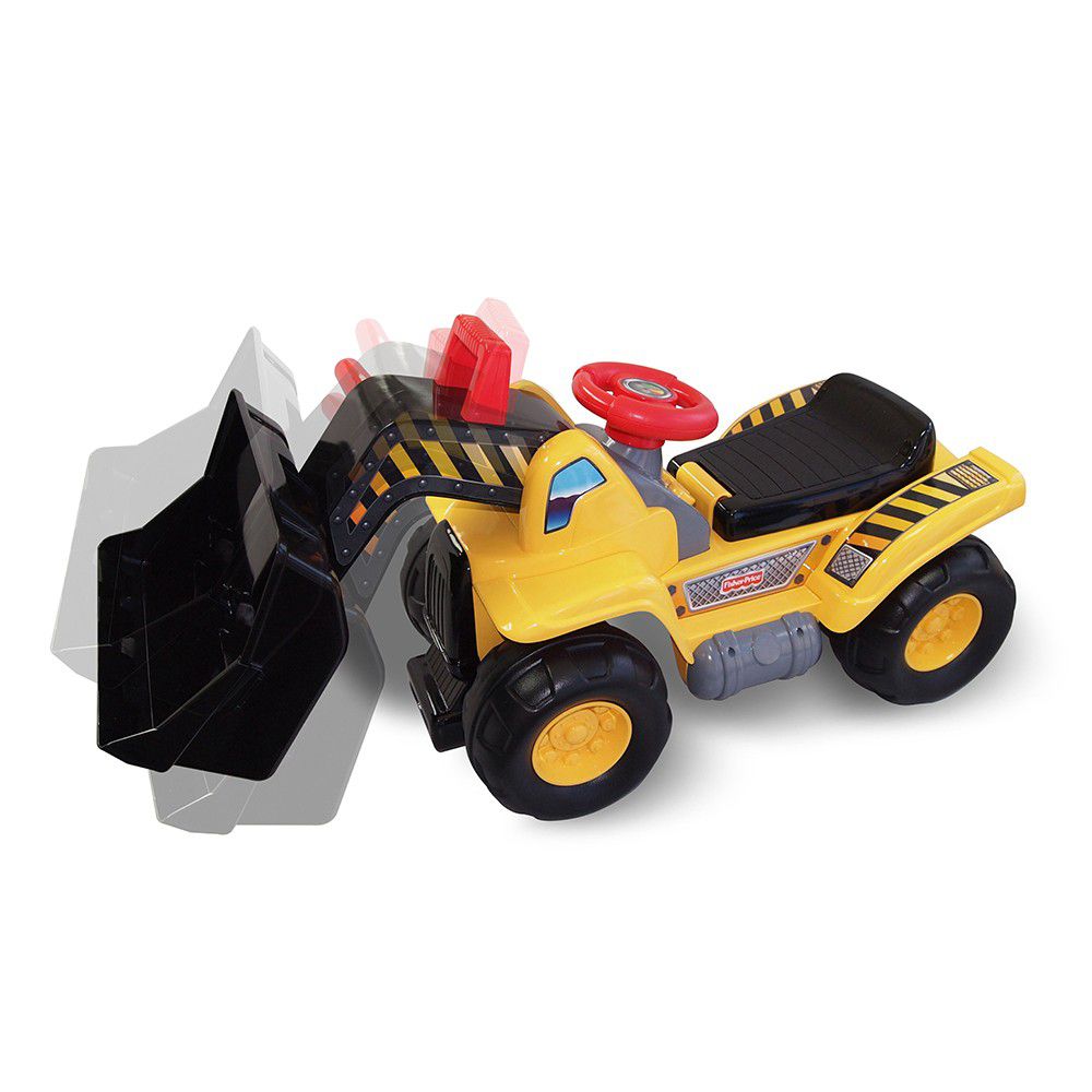 美國Fisher-Price 費雪 - 費雪牌工程車-鏟土機