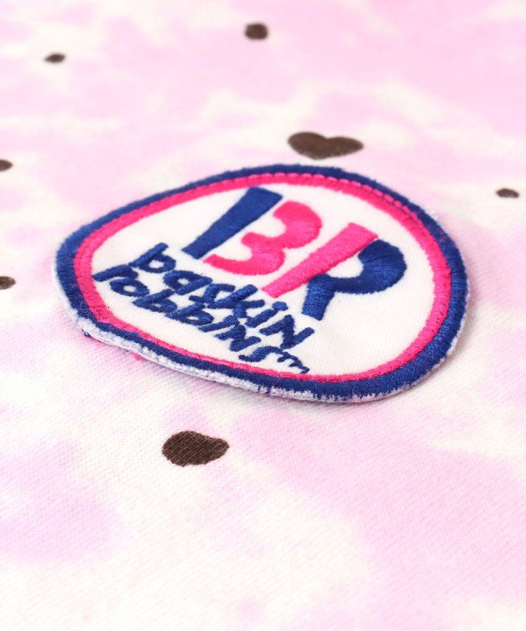 日本 BREEZE - 31冰淇淋聯名 暈染短袖上衣-跳跳糖-薄荷綠