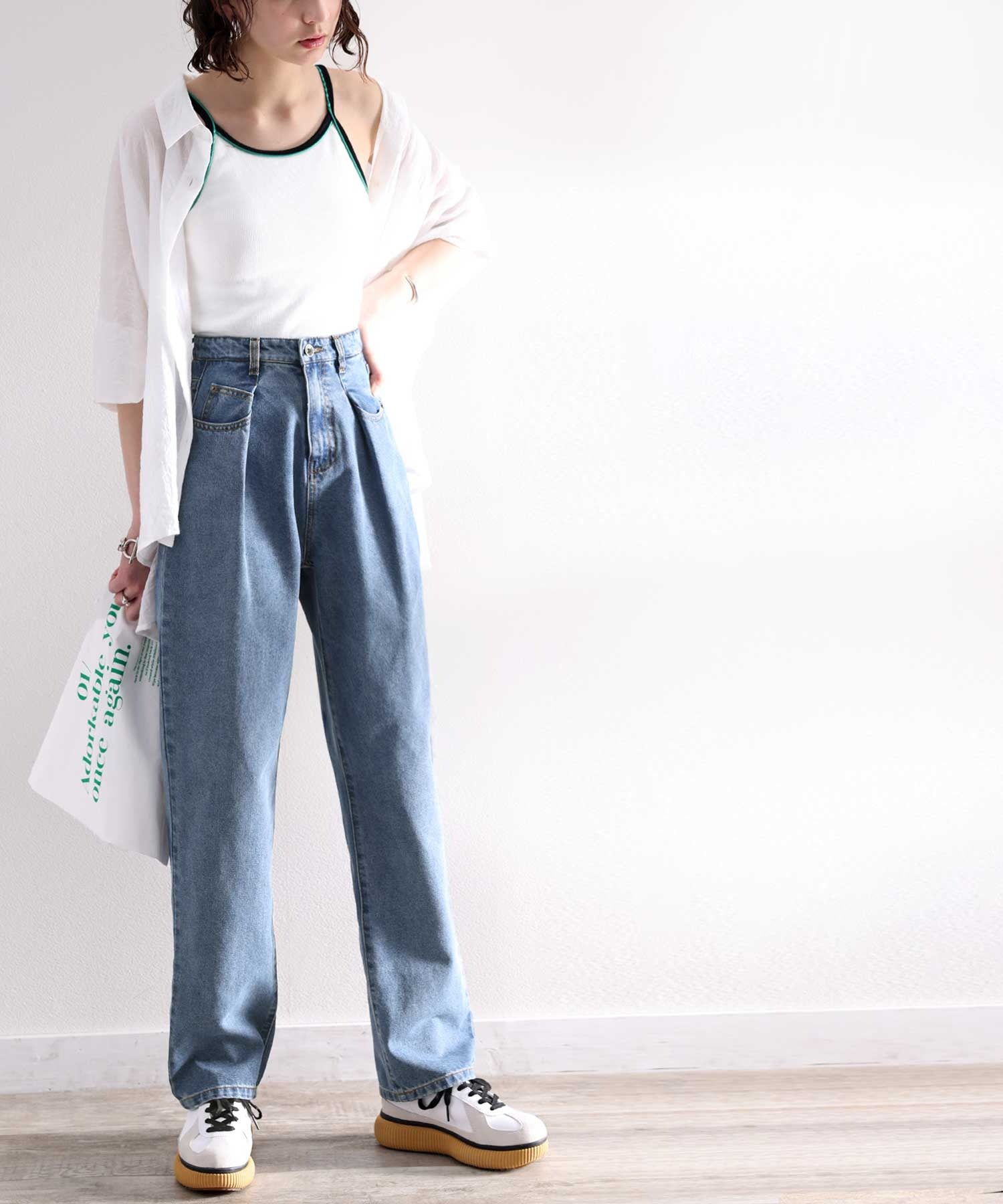 日本 Classical Elf - [熱銷NO.1]  舒適顯瘦打褶長褲-黑