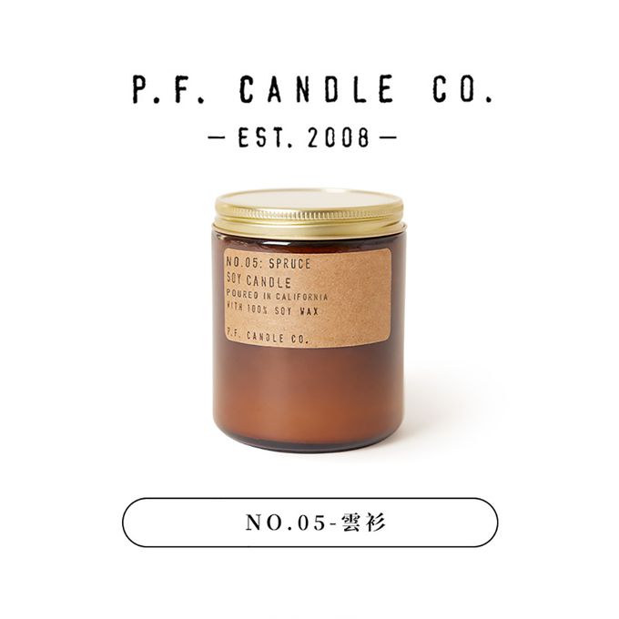 美國 P.F. CANDLE CO. - 手工香氛蠟燭-雲杉-7.2oz
