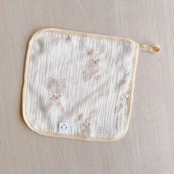 Chi-mi啾米 - 四層紗萬用紗布方巾6件組 (F碼25X25CM)