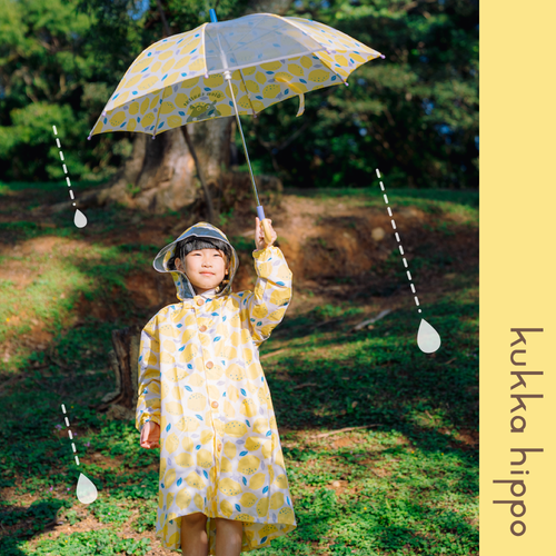 日本直送現貨【Kukka hippo】萌系兒童雨具