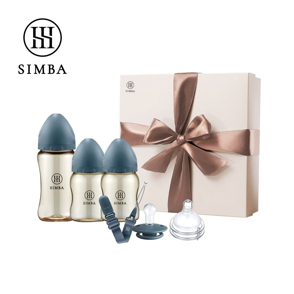 蘊蜜鉑金PPSU新生晨諾禮盒-波藍