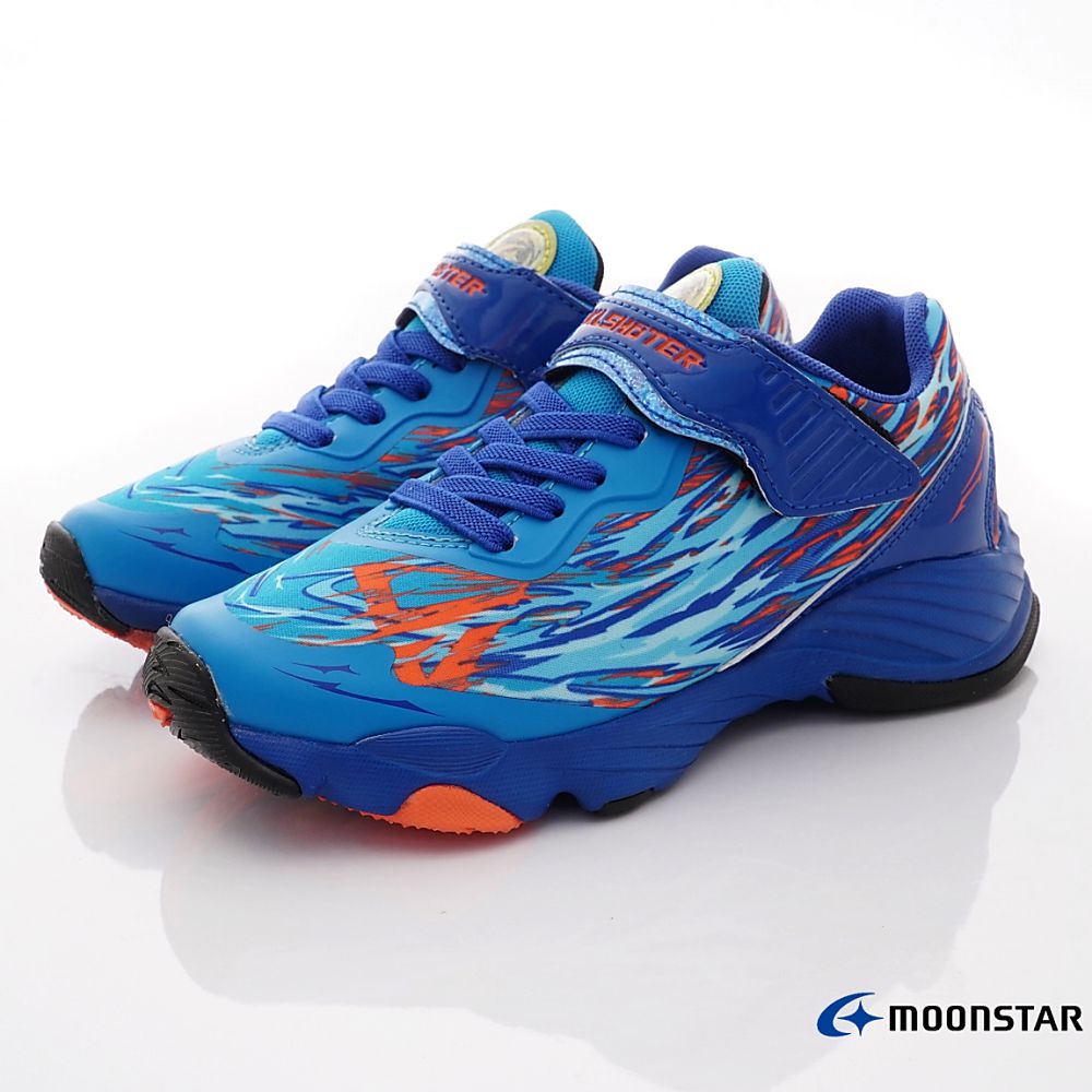 Moonstar日本月星 - 旋風系列-炫技者機能運動鞋(中大童款)-藍