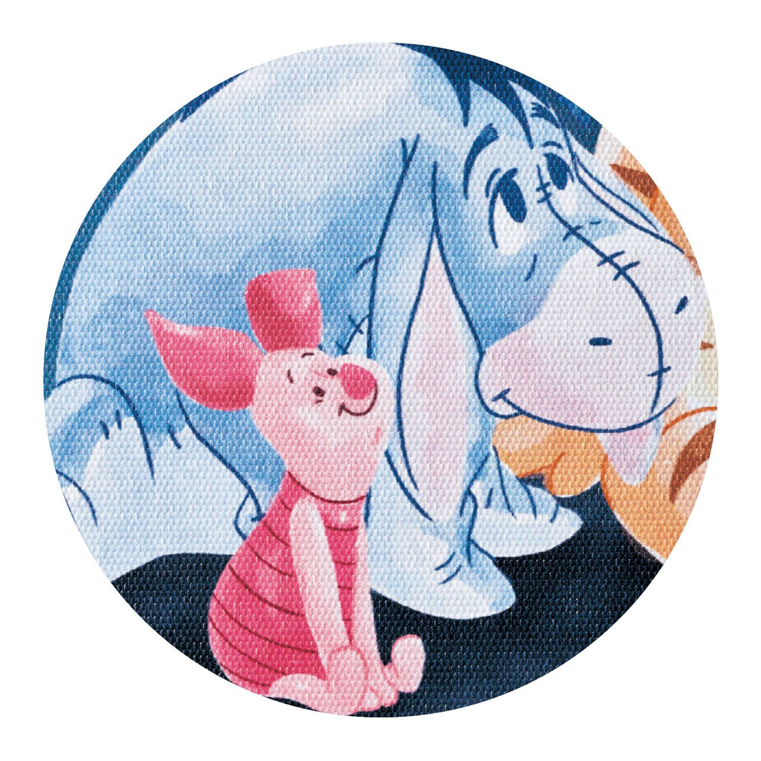 日本千趣會 - 迪士尼 藝術風印花掛畫帆布燈-維尼與好朋友們