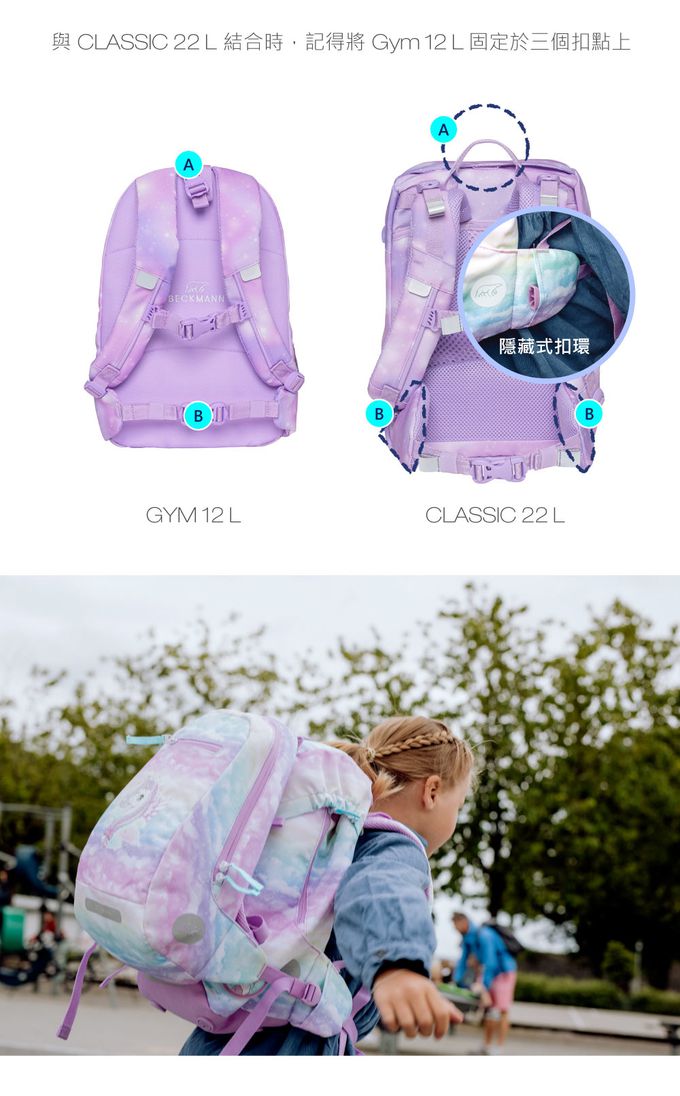 Beckmann - Classic 兒童護脊書包 22L - 汪汪好朋友