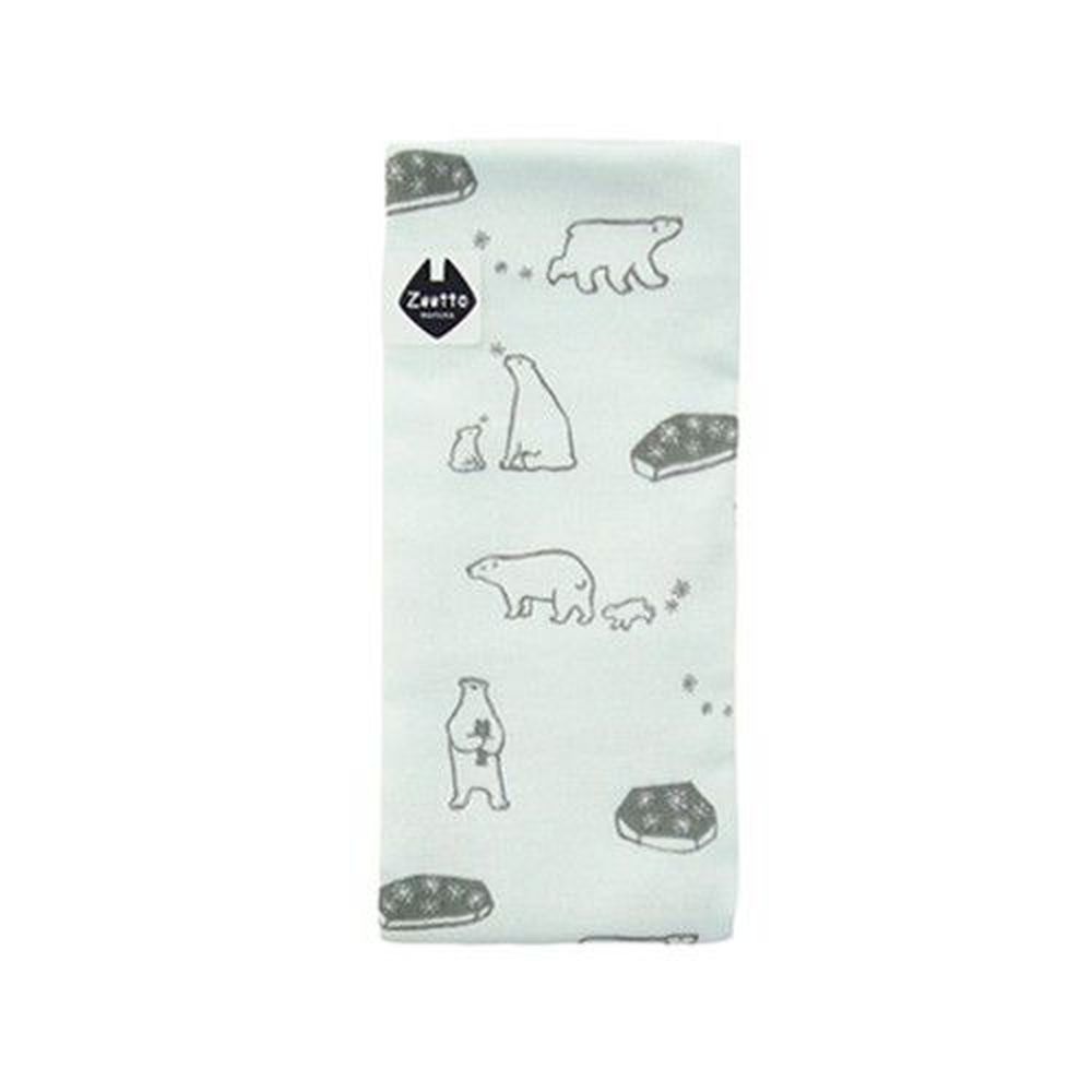 日本zootto - 日本製純棉泉州毛巾洗臉巾-白熊