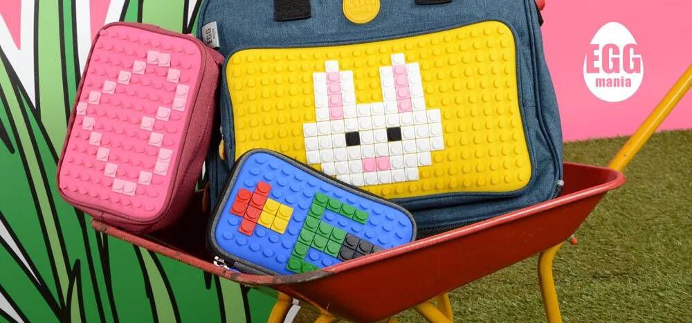 ♛Miss Jill x Evan哥 專屬團購♛ 法國 EGG mania 巧拼兒童背包
