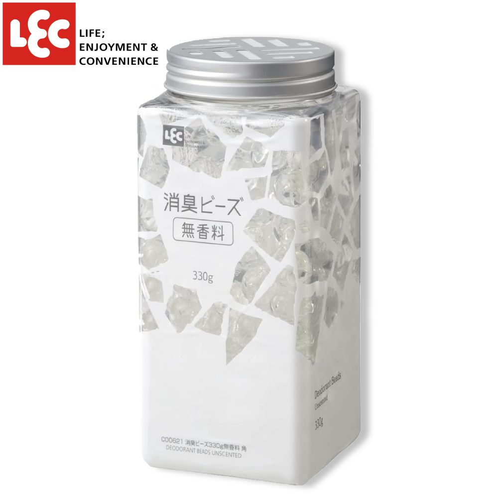 日本 LEC - 水晶顆粒消臭劑330g美型角柱無香