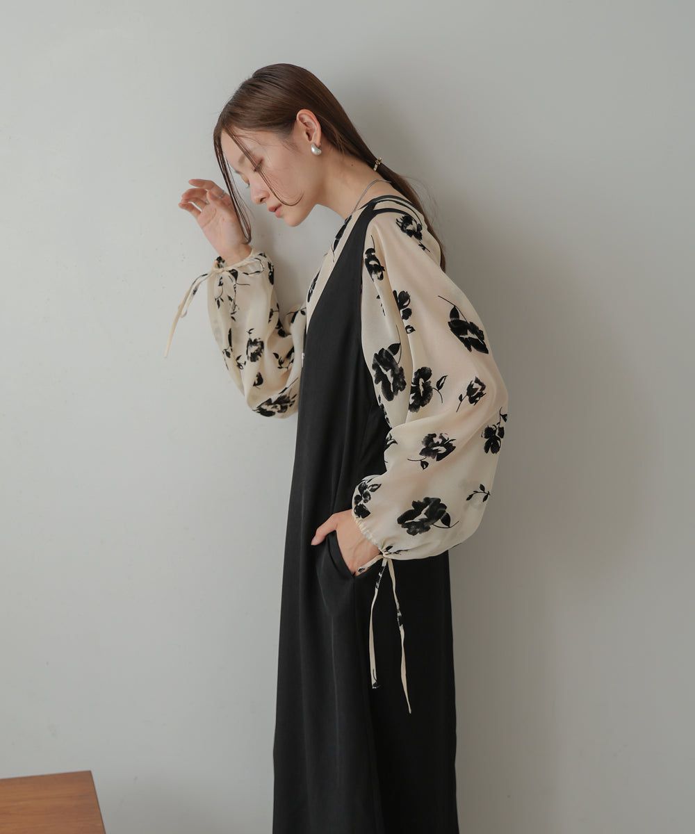 日本 Bab - 2WAY設計修身背心裙-水藍