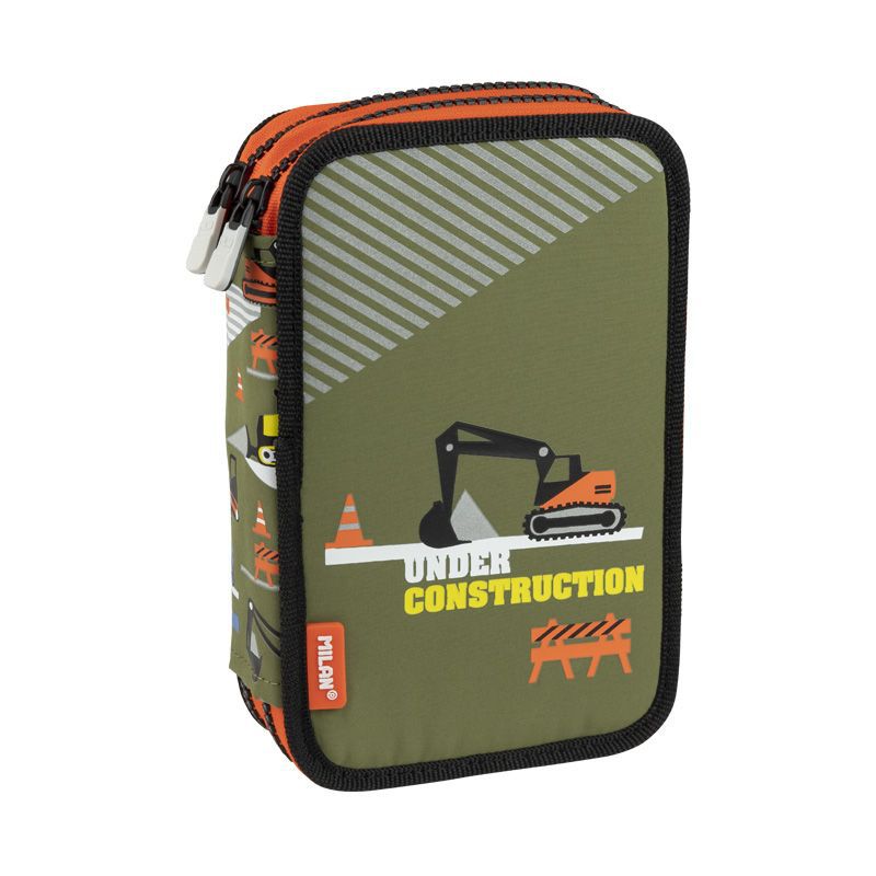 MILAN - 隨行畫筆袋著走_挖土機(雙層式)