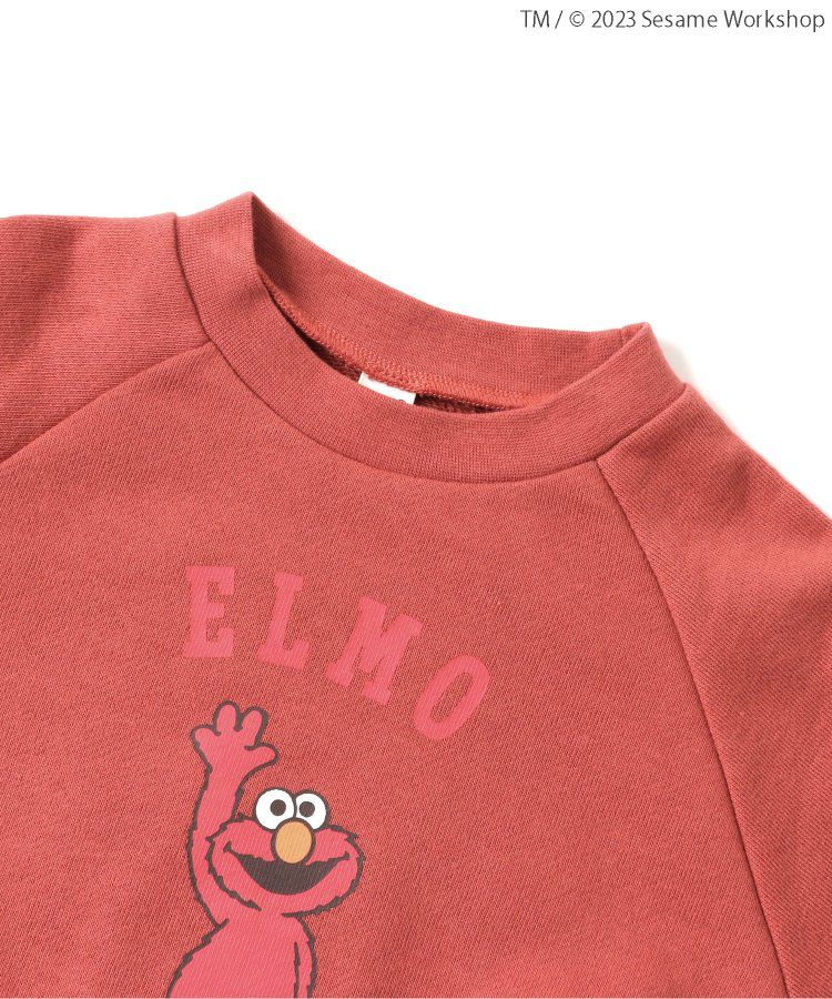 日本 apres les cours - 聯名限定 芝麻街印花大學T-米黃