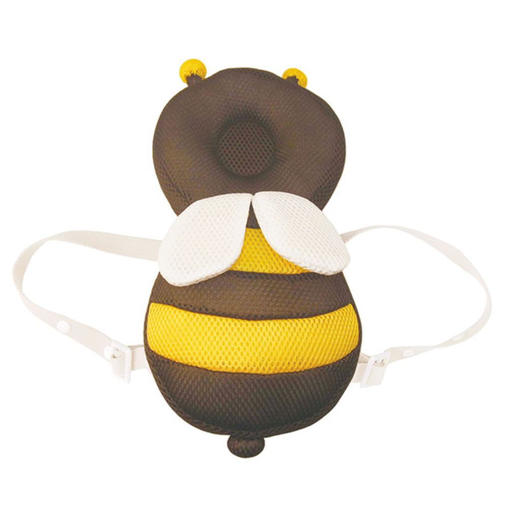 akachan honpo - 嬰兒防護枕背包(網布)-蜜蜂