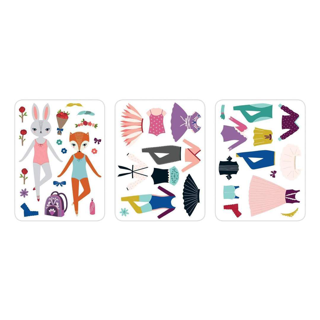 美國 mudpuppy - 磁性配搭組-森林的芭蕾舞者-4組圖案