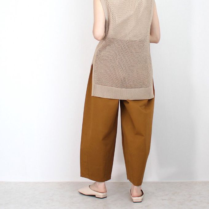 日本女裝代購 - [熱銷款] 超藏肉休閒錐形美腿褲-黑