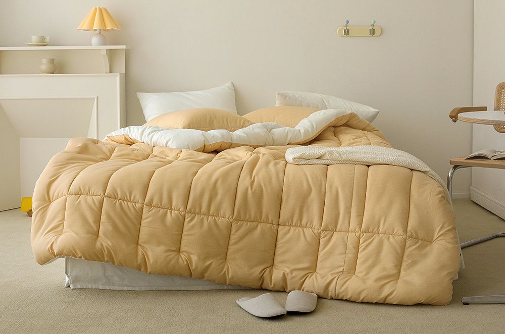 韓國 Maatila - 可水洗超細纖維棉花糖棉被-香橙蒟蒻