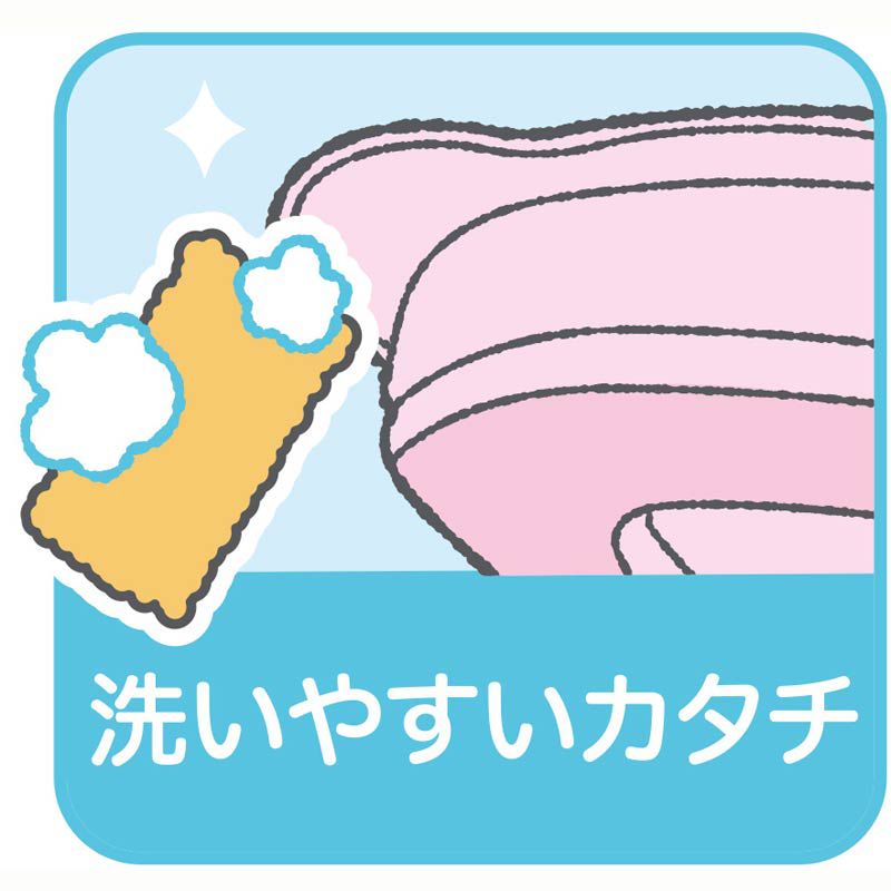 akachan honpo - 副食品分裝盒-清洗容易圓形 S-粉紅色-5個入/60ml