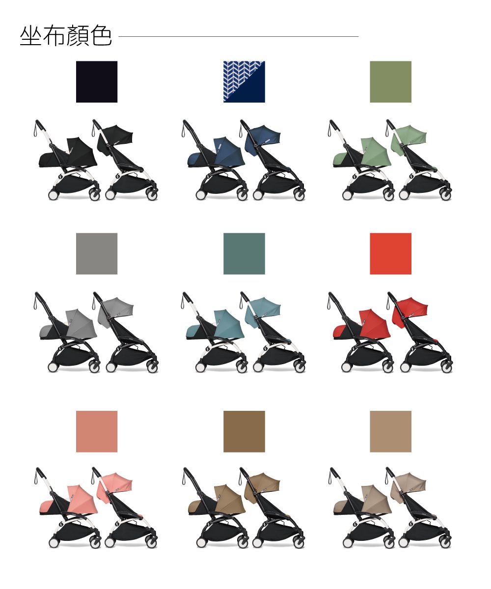 法國 Babyzen YOYO - YOYO² 嬰兒手推車0+-白管-紅-0m+