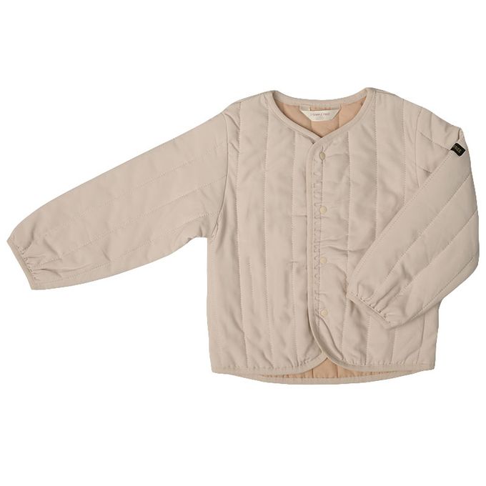 akachan honpo - 寬鬆夾克-超細纖維-象牙白色